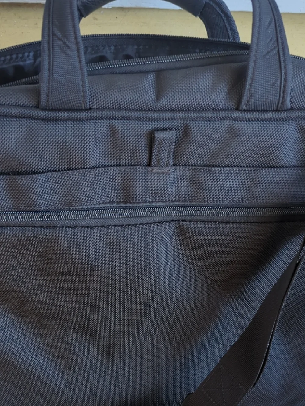 Codi Black Men’s Laptop Briefcase with Shoulder Strap